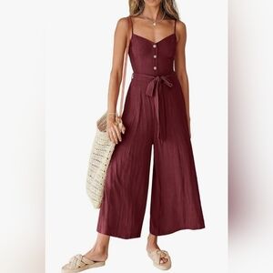 Womens Jumpsuits Spaghetti Strap